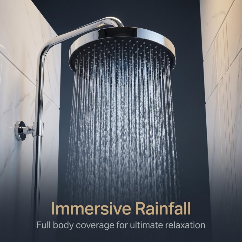 Exposed Brass Shower Set