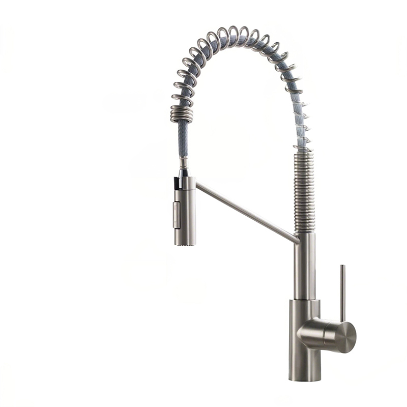 Single-Handle Brass Kitchen Faucet
